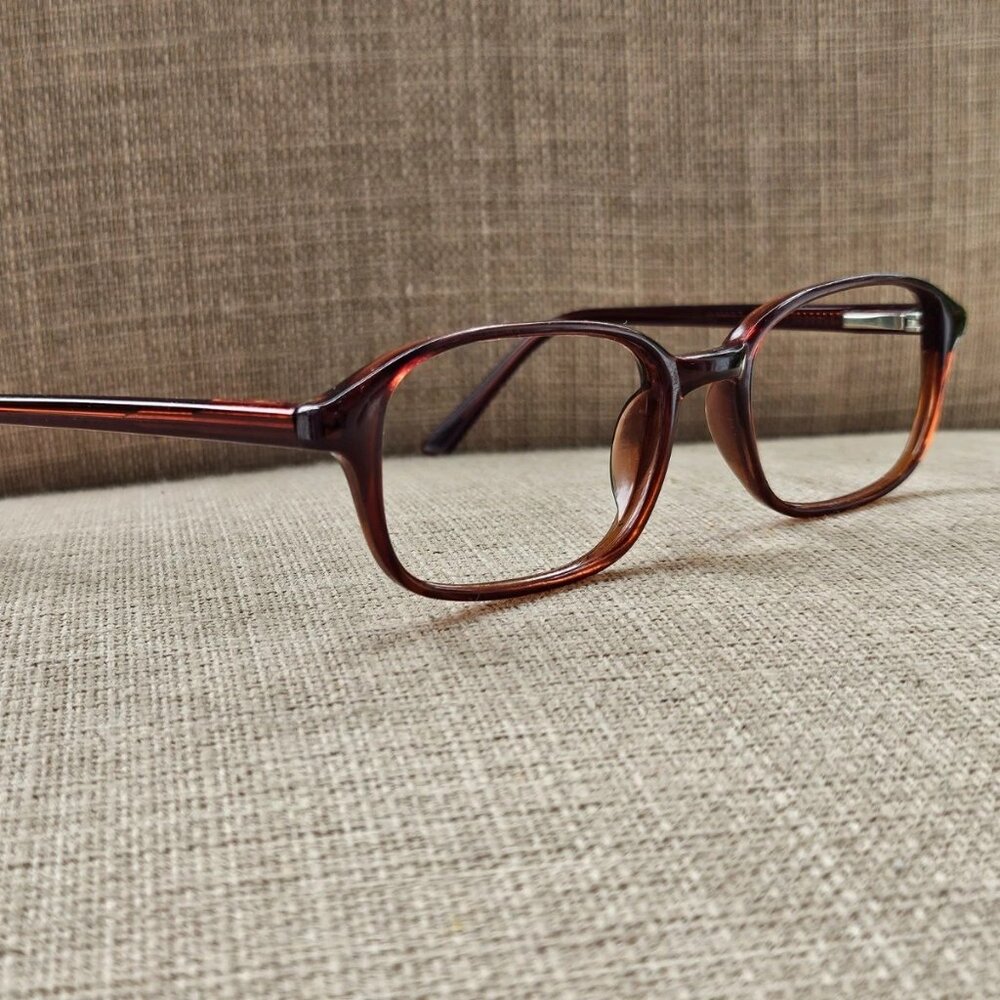 Vintage Rare ROMCO Glasses Frame Brown Eyeglasses Eye Wear 4 1/4 - 5 1/2